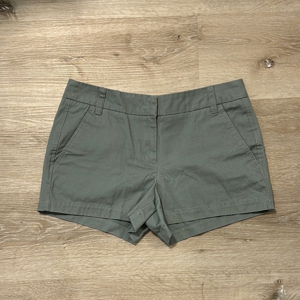 Forever 21 Sage Green Structured Shorts